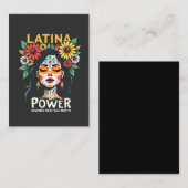 Latina Power Hispanic Heritage Monat Begleitkarte (Vorne/Hinten)