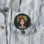 Latina Power Hispanic Heritage Monat Button (Beispiel)