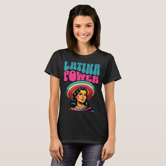 Latina Power Hispanic Heritage Monte Shirt (Vorne ganz)