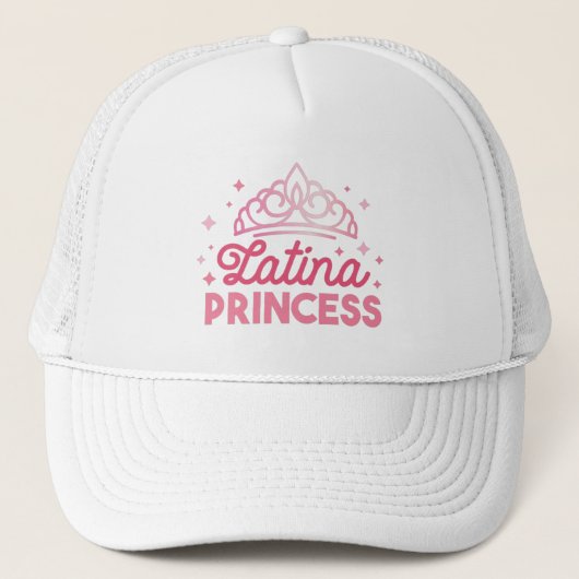 Latina Princess Truckerkappe (Vorderseite)
