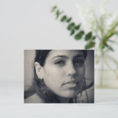 Latina Schönheit Postkarte (Stehend Vorderseite)