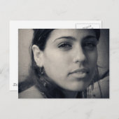 Latina Schönheit Postkarte (Vorne/Hinten)