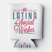 Latina Social Worker LCSW Latinx Hispanic Dosenkühler (Vorderseite)