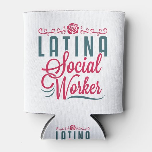 Latina Social Worker LCSW Latinx Hispanic Dosenkühler (Vorderseite)