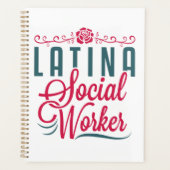 Latina Social Worker LCSW Latinx Hispanic Planer (Vorderseite)