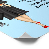 Latina - Uni beinhaltet Motivierend Poster (Ecke)