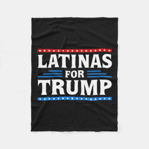 Latinas für Trump 2024 Wahl stimmen Latina Frauen Fleecedecke