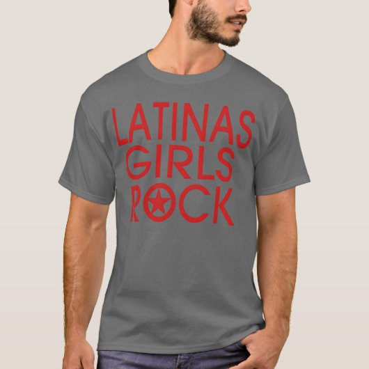 LATINAS GIRLS ROCK vintage T-Shirt (Vorderseite)