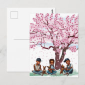 Latino Boys mit Chihuahuas Postkarte (Vorne/Hinten)