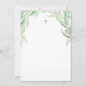 Latino Dreijährige Präsentationsmesse für Junge Einladung (Rückseite)