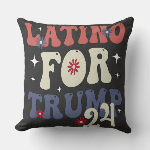 Latino für Trump 2024 Cinco De Mayo mexikanisches Kissen