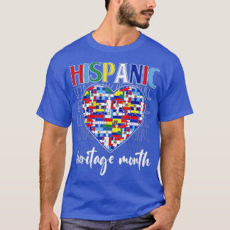 Latino Länder Herz Fla T-Shirt