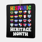 Latino-Länder: Herzenslust, glückliche Feier Keramikornament (Links)