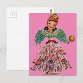 Latino Postkarte (Vorne/Hinten)