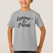 Latino und stolzes T-Shirt (Vorderseite)