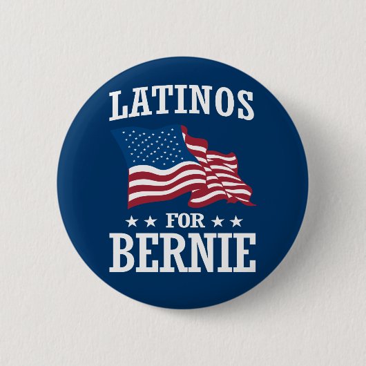 LATINOS FÜR BERNIE SANDERS BUTTON (Vorderseite)