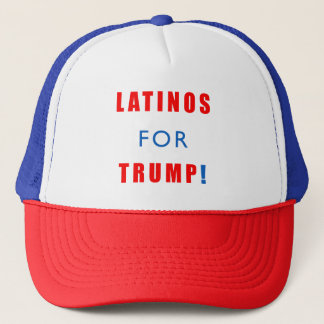 Latinos für Donald Trump Truckerkappe