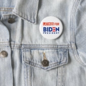 Latinos für Joe Biden Round Button (Beispiel)