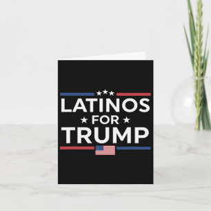 Latinos für Trump 2024 - Präsidentenwahl Trump Karte