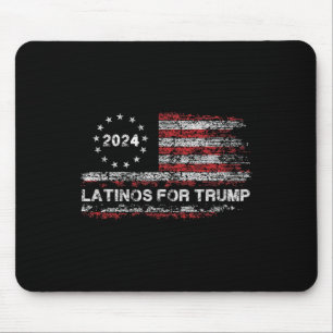 Latinos für Trump 2024 - Präsidentenwahl Trump Mousepad