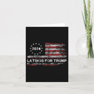 Latinos für Trump 2024 - Präsidentschaftswahl Trum Karte