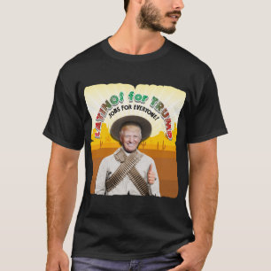 LATINOS FÜR TRUMP Hispanic Pancho Villa Bandito T-Shirt