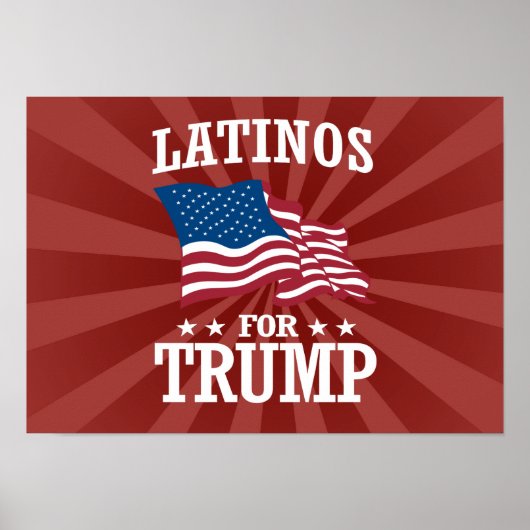 LATINOS FÜR TRUMP POSTER (Vorne)