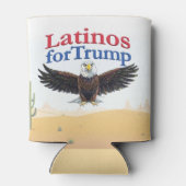 Latinos für Trump - Wüstenadler Dosenkühler (Rückseite)