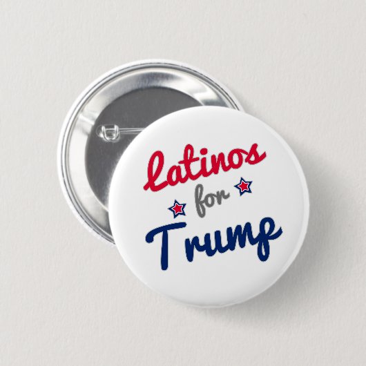 Latinos für Trumpf 2016 Button (Vorne & Hinten)