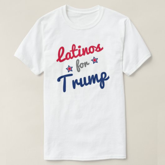 Latinos für Trumpf 2016 T-Shirt (Design vorne)