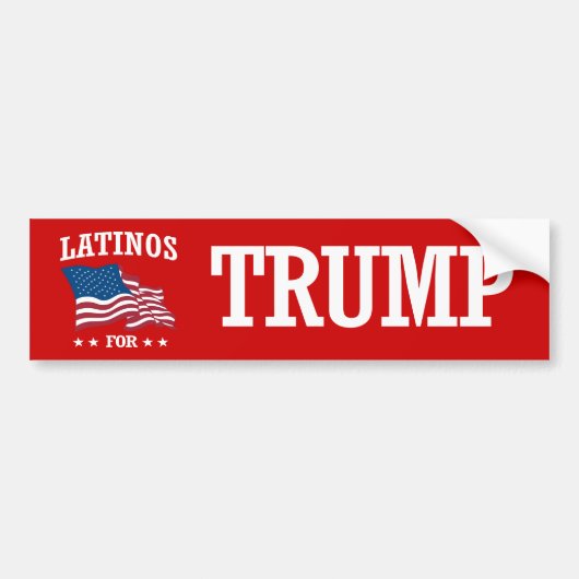 LATINOS FÜR TRUMPF AUTOAUFKLEBER (Vorne)