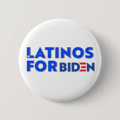 Latinos Para Joe Biden Round Button (Vorderseite)