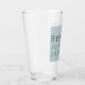 Latitude Longitude Helsinki Glas (Rechts)