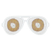 Latke Happy Hanukkah Chanukah Jewish Holiday Favor Partybrille (Vorderseite)