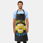 Latke Liebe Fries Funny Jewish Hanukkah Geschenk Schürze (Getragen)