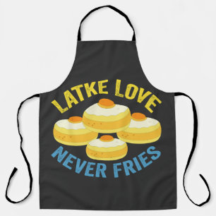 Latke Liebe Fries Funny Jewish Hanukkah Geschenk Schürze