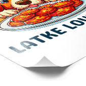 Latke Lover Pup Fotodruck (Ecke)