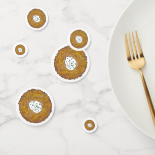 Latkes Happy Hanukkah Chanukah Juwish Holidays Konfetti