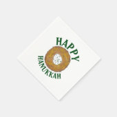 Latkes Happy Hanukkah Chanukah Juwish Holidays Serviette (Ecke)
