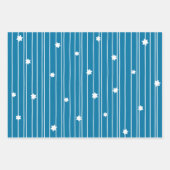 Latkes Laughter Light Modern Typografie Hanukkah Geschenkpapier Set (Vorderseite 2)