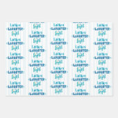 Latkes Laughter Light Modern Typografie Hanukkah Geschenkpapier Set (Vorderseite)