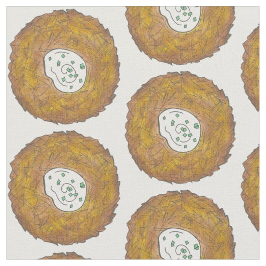 Latkes Potato Pancake Hanukkah Jüdische Feiertage  Stoff (Nahaufnahme)