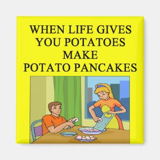 Latkes Potato Pancake Witz Magnet