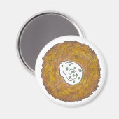Latkes Potato Pancakes Delicatessen Koch Koch Magnet (Vorderseite/Rückseite)