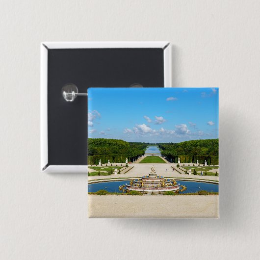 Latona Fountain and Grande Perspective, Versaille Button (Vorne & Hinten)