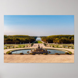 Latona Fountain and Grande Perspective, Versailles Poster
