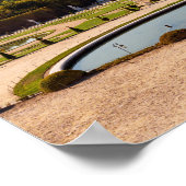Latona Fountain and Grande Perspective, Versailles Poster (Ecke)