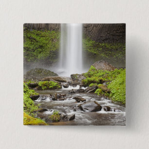 Latourell Falls, Columbia River Gorge, Oregon, Button
