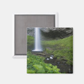 Latourell Falls, Columbia River Gorge, Oregon, Magnet (Vorderseite/Rückseite)