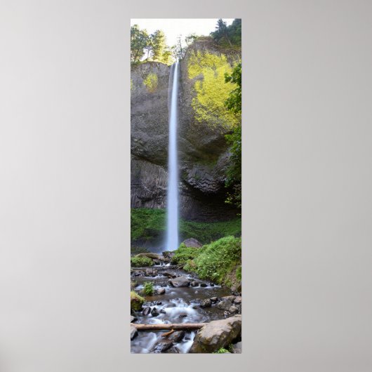 Latourell Falls in der Columbia-Schlucht Poster (Vorne)